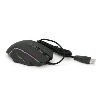 Миша провідна iMICE X4, 8 кнопок, 1200/2400/4800/7200 DPI, Led Lighting, 1,3м, Win7/8/10 Mac OS, Black, COLOR BOX, Q40