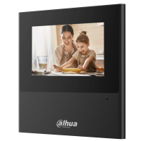 4,3" IP відеодомофон з Wi-Fi чорного кольору Dahua DHI-VTH2611L-WP-BE