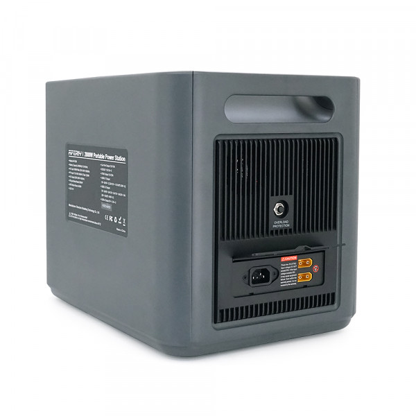 Портативна станція AFERIY AF-P280, LiFePO4, що розширюється від 2048Втч(max2800)Вт,MPPT 11.5-50В-20А(2*600Вт),out220v. LED. 2-USB,4xType-C PD20/100Вт,DC+прикурювач 12В/10А,398*280*315/398*280*220 мм22kg+19kg