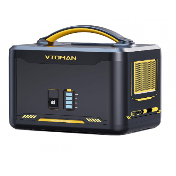 Додаткова батарея VTOMAN Jump 1500X, 1548 Втч, LiFePO4 для підключення до портативних електростанцій Jump1500X/Jump2200, 36х28х27см; 20 кг