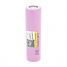 Акумулятор 18650 Li-Ion LiitoKala Lii-30Q, 3000mah (2900-3100mah), 27A, 3.7V (2.5-4.25V), Pink, PVC