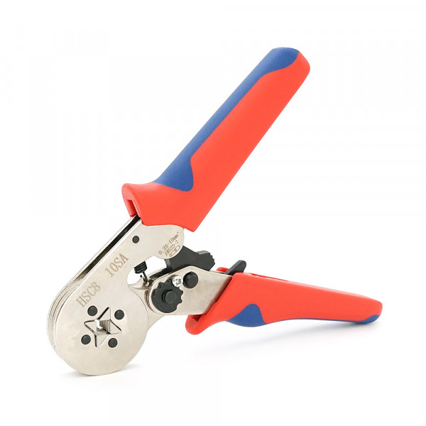 Крімпер CINLINELE HCS8 10SA для обтиску кабельного накінечника, blue-red + набір кабельних наконечників (VE0508,VE1508,VE1008,VE4009,VE2508)