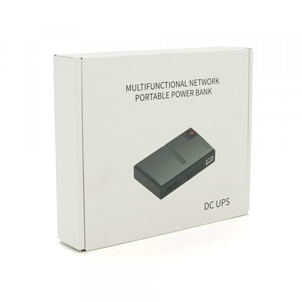 ДБЖ UPS-18W DC1018P YT45103 для роутерів/комутаторів/PON/POE-430, 5//9/12V, 1A, 10000MAh(знімні 4*2500MAh), Black, BOX