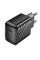 СЗУ 110-240V HOCO CS24A USB-C+USB, 25W, Black, Box