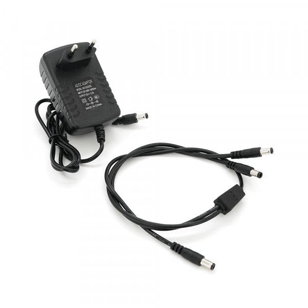 Корпус ДБЖ для роутера, 15W, Output: DC12V/1,5A, під акумулятори 4(АА), White, ОЕМ(Порожній)