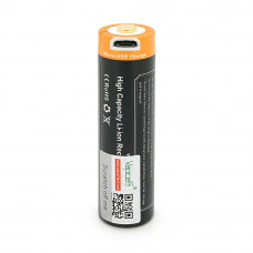 Акумулятор 18650 Li-Ion Vapcell P1835A, 3500mAh, 10A, 3.6V (2.5-4.2V), Micro USB, 2 шт. в упаковці, ціна за 1 шт.