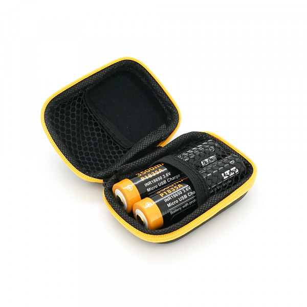 Акумулятор 18650 Li-Ion Vapcell P1835A, 3500mAh, 10A, 3.6V (2.5-4.2V), Micro USB, 2 шт. в упаковці, ціна за 1 шт.