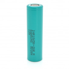 Акумулятор Li-Ion 18650 Samsung INR18650-20RM(4), 2000mAh, 22A, 4.2/3.7/2.5V, GREEN, 2 шт в упаковці, ціна за 1 шт