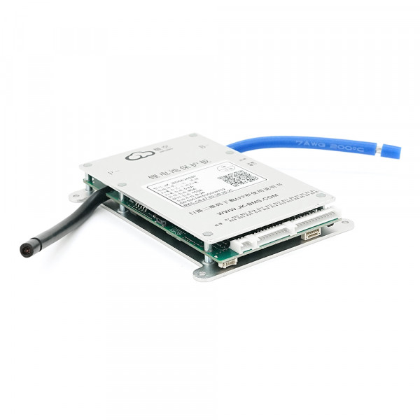 BMS плата JK-BD6A24S8P Li-Ion/LiFePo4/LTO 8S-24S, 80A, CAN/RS485, 1.2mΩ, Bluetooth, Ballance 0.6A + кнопка