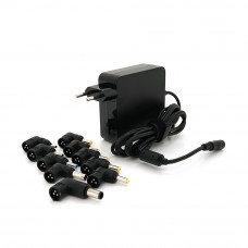 Універсальний БЖ Input 100V-240V 50-60Mhz, Output :15V/20V, 90W, корпус-пластмаса, ручне регулювання, 10 Г-подібних роз'ємів, BOX