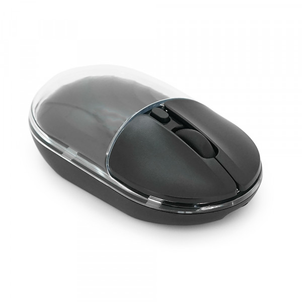 Миша бездротова JEDEL WD142, 800/1200/1600DPI, 2.4 GHz+Bluetooth 5.0, 3.7V 300mAh, Type-C заряджання. 105x59x34 мм. Black. Box
