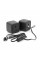 Колонки 2.0 JEDEL S-575 USB+3.5mm, 2x3W, 30Hz-16KHz, з LED підсвічуванням, 72х73х65 мм, Black, BOX