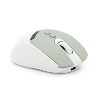 Миша бездротова JEDEL WD155, 1000/1600/2000DPI, 2.4 GHz+Bluetooth 5.0, 3.7V 500mAh, Type-C заряджання. 109x71x42 мм. 80 г. Green, Box