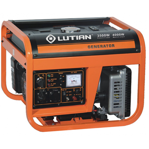 Генератор инверторный БЕНЗИНОВЫЙ LUTIAN LT4500I, 4,5KVA (3.5kW), однофазный, мотор LT170-F1 4-тактний, 1-циліндровий OHV, 220V, 50Hz, обьем 15л, ручной старт, 580x570x450 мм, 45кг