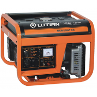 Генератор інверторний БЕНЗИНОВИЙ LUTIAN LT4500EI, 4,5KVA (3.5kW), однофазний, мотор LT170-F1 4-тактний, 1-циліндровий OHV, 220V, 50Hz, об'єм 15л, 5x5, електростартер (без АКБ), 580x570x450 мм, 45кг