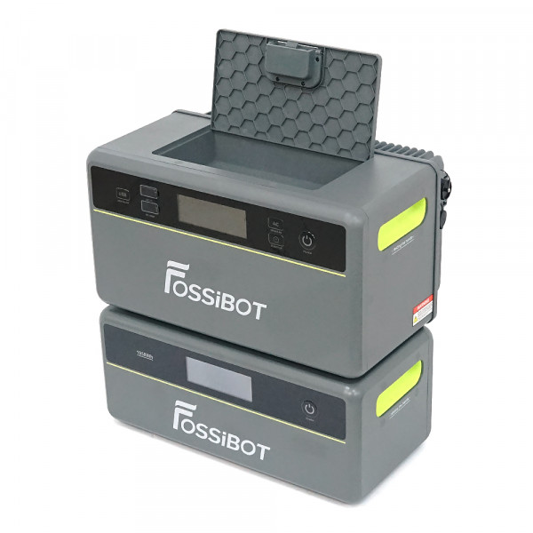 All-in-One Solar station FOSSiBOT FBP1200W+Battery, APP Control, WiFi, 3916Wh LiFePO4 6000Cycles, MPPT 2000W max, 3хAC 220, 1xUSB-15W, 1хUSB-C(100W), Fast charge 90min, Bluetooth, Heating, IP65, -20-55°C, 476×308×504mm, 41kg