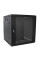 Шафа Merlion 27U, 600*450*1303mm (Ш*Г*В)мм загартоване скло, чорна, сталь 1,2мм із замком (в розібраному вигляді!!!)