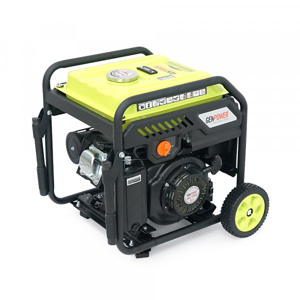Генератор інверторний БЕНЗИНОВИЙ GENPOWER GBG 40IE 3.2kW (4kVA), однофазний, 230V, 50Hz, DC12V. об'єм 10.0л. витрата 0,374 Lt/kWtt, стартер (без АКБ), 530 * 440 * 540mm.31kg.