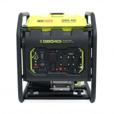 Генератор інверторний Бензиновий Genpower GBG 40I 3.2kW (4kVA), однофазний, 230V, 50Hz, DC12V. об'єм 15.0л. АКБ у комплект не входить, 530*440*540mm.