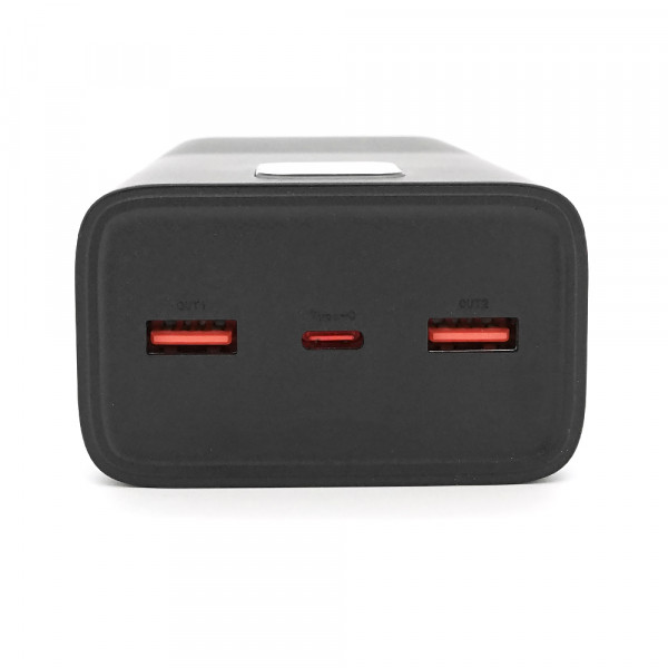 Power Bank FONENG P55 30000mAh, 2*USB+Tepe-C, Black, 0.580kg, Box