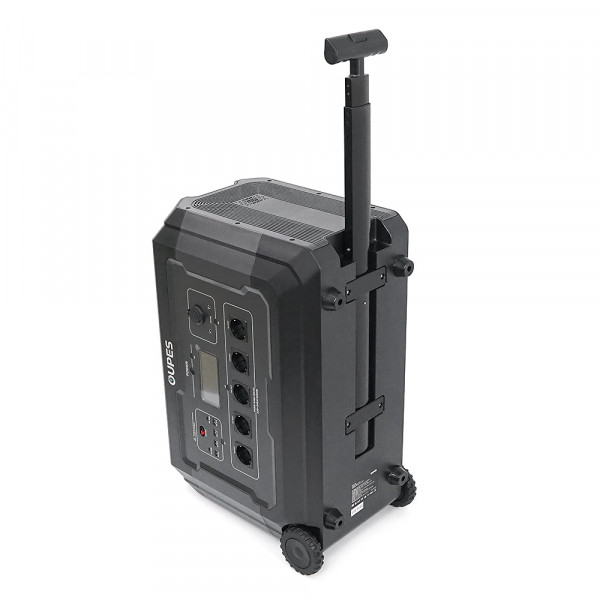 Портативний джерело живлення OUPES S3+S2, LiFePO4, 3600W, PEAK 7000W, 5120Wh, 3500 циклів, MPPT 2100 Вт, 5xAC190-250 В 16 А, 4xUSB-A -18 Вт, 2xUSB-C - 100 Вт, Anderson 12 В 30 А, IP21, 642*305*438 мм, 37,8 кг