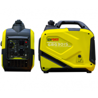 Генератор інверторний Бензиновий Genpower GBG 30IS 2.4kW (3kVA), однофазний, 230V, 50Hz, DC12V. об'єм 5,6л., АКБ у комплект не входить, 530*350*550mm