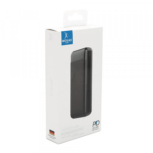 Power Bank WOYAX WY-20F 20000mAh, 22.5W, Black, 0.400kg, Box