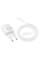 Набір СЗУ HOCO N61 + Type-C/Type-C кабель, 1xUSB+1xUSB-C, PD20W+QC3.0, кабель 1м, White, Box