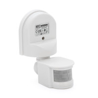 Датчик руху + сутінковий 1000W 220-240V IP44 180 градусів. 140x115x60мм. білий