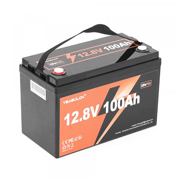 Акумуляторна батарея YEAGULCH LiFePO4 12,8V 100Ah 1280Wh, BMS-100A, ( 325 x 165 x 215) , M8, 10kg Q1