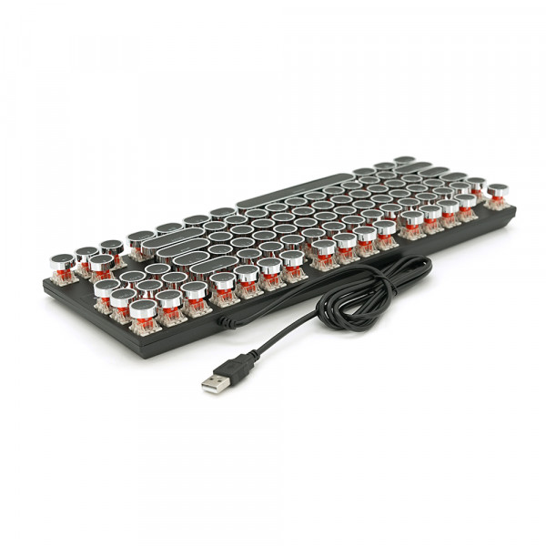 Клавіатура iMICE GK800 USB Wired (TYPE-C), довжина кабелю 100см, (Eng/Укр/Рус), White/Black, 87к
