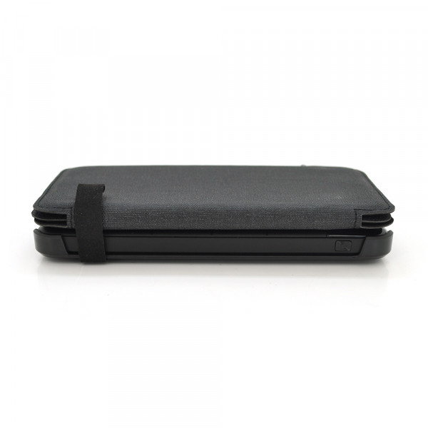 Power bank 12000 mAh Solar, Input:5V/1A(microUSB), Output:5V/2,1А(2хUSB), rubberized case, Black, BOX