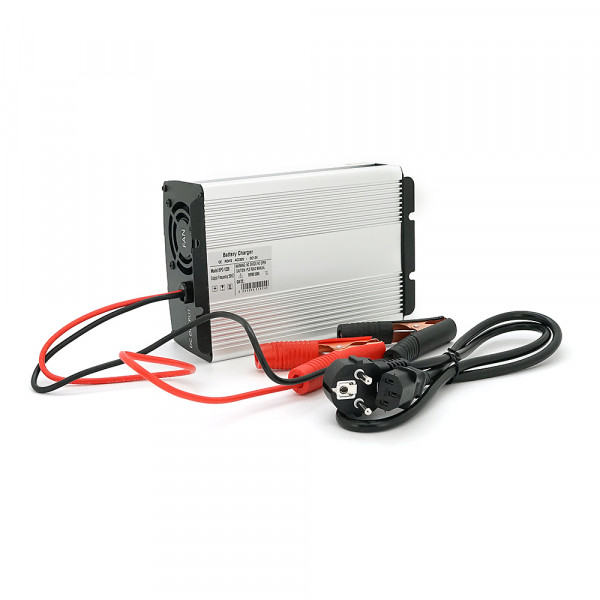 Універсальне ЗУ для акумулятора BPC-1230 (AGM, GEL), AC220V, DC14,5, Струм заряду 12V/30A, LCD, крокодили