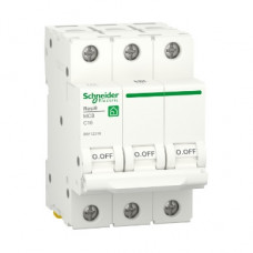 Автоматичний вимикач змінного струму  Schneider RESI9 16А, 3P, крива, 6кА