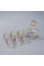 Набір для віскі 8 предметів, Vitrazh1. 6 склянок, пляшка, підставка
