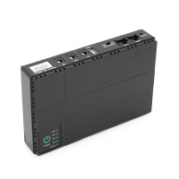 ДБЖ UPS-36W DC1036P для роутерів/комутаторів/PON/POE-430, 5/9/12V, 1A/2А, 10400мAh, Black, BOX