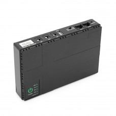 ДБЖ UPS-36W DC1036P для роутерів/комутаторів/PON/POE-430, 5/9/12V, 1A/2А, 10400мAh, Black, BOX