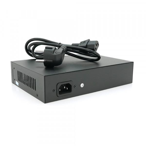 POE комутатор Merlion 10 POE 10/100 + 2 RJ45 10/100 вбудований блок живлення 52V 2.5A