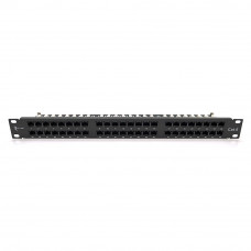 Патч-панель Ritar 48 портiв UTP DUAL кат 6 19 "1U НЕ екранована чорна Q10