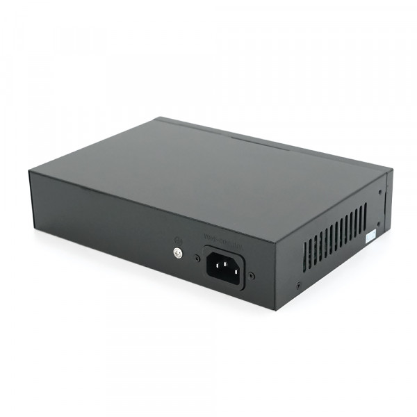 POE комутатор гігабітний Merlion 4 POE 10/100/1000 + 2 RJ45 10/100/1000 вбудований блок живлення 52V 1.25A
