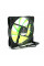 Кулер корпусний 12025 DC sleeve fan 4pin - 120 * 120 * 25мм, 12V, 1100об / хв, 15LED, Green