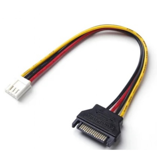 Перехідник живлення SATA=>4pin(малий), 0.2m, Пакет