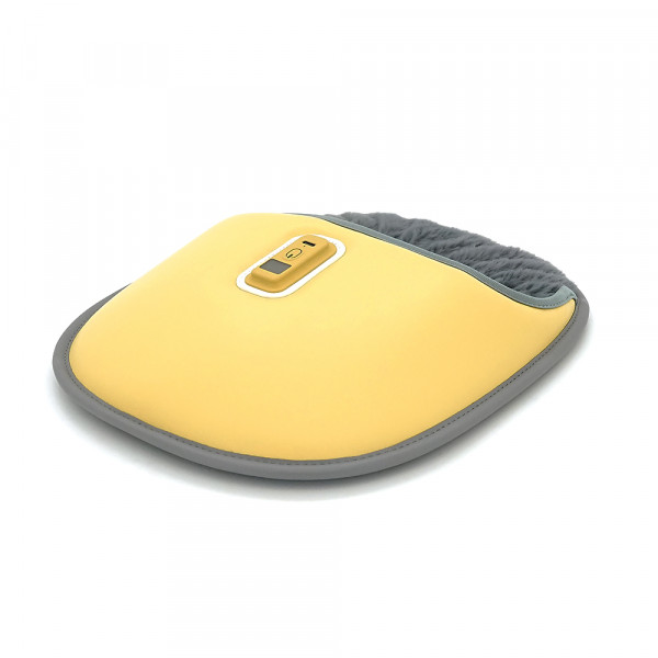 Грілка для ніг ХВ-001 USB, PV-шкіра/PVC, регульована температура, індикатор, 18W, бежевий + перехідник