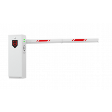 Шлагбаум BRAZZERS BR-115С, AC220, Двигун DC24/100W, довжина стріли 3,7-6м, вбудована радіо-дистанція 430,5MHz, 2 пульта, 480х660х720 мм, 39кг