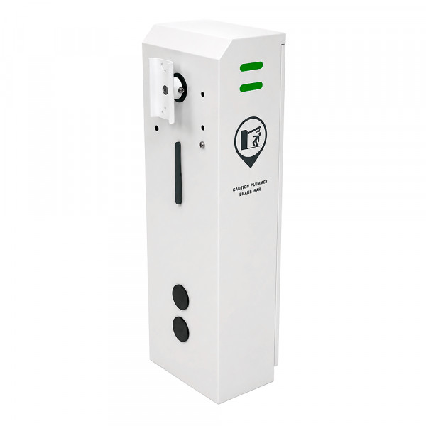 Шлагбаум BRAZZERS BR-115С, AC220, Двигун DC24/100W, довжина стріли 3,7-6м, вбудована радіо-дистанція 430,5MHz, 2 пульта, 480х660х720 мм, 39кг