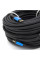 Кабель Merlion HDMI-HDMI 4Kx2K Ultra HD, 30.0m, v2,0, круглий Black, коннектор Blue, Blister-box, Q10