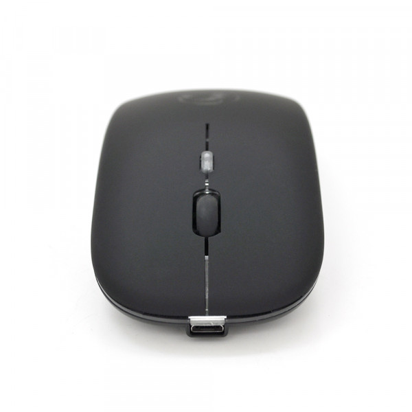 Миша бездротова E-1300 Luminous, 4 кнопки, 800/1200/1600 DPI, 2.4Ghz 10м, Windows xp/Vista/Win7/8/10 Mac OS X, Rechargable, Black, BOX, Q60