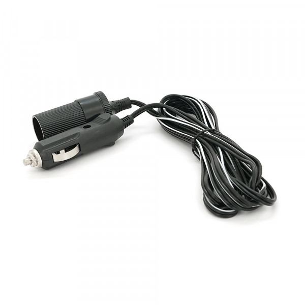 Подовжувач прикурювача авто, 3 метри, 12V, 60W, чорний