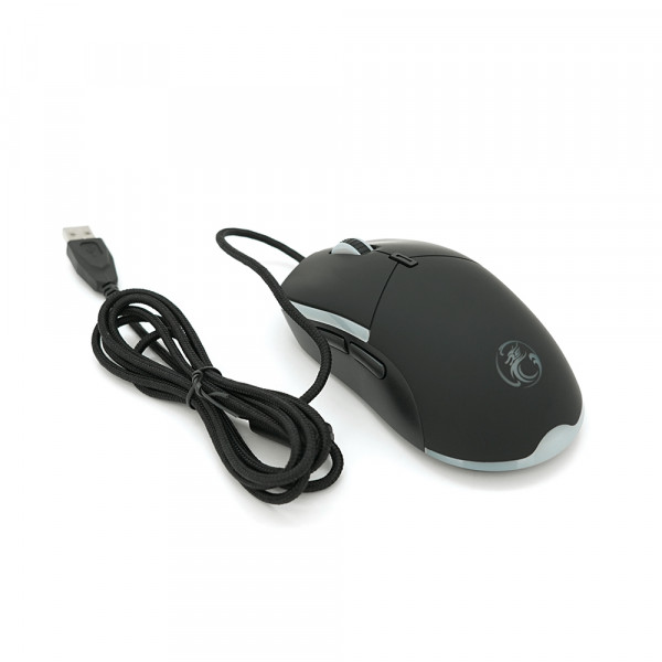 Миша провідна iMICE T30, 6 кнопок, 800/1200/1600/3200 DPI, Led Lighting, 1,5м, Windows XP/Vista/Win7/8/10 Mac OS X, Black, COLOR BOX, Q40