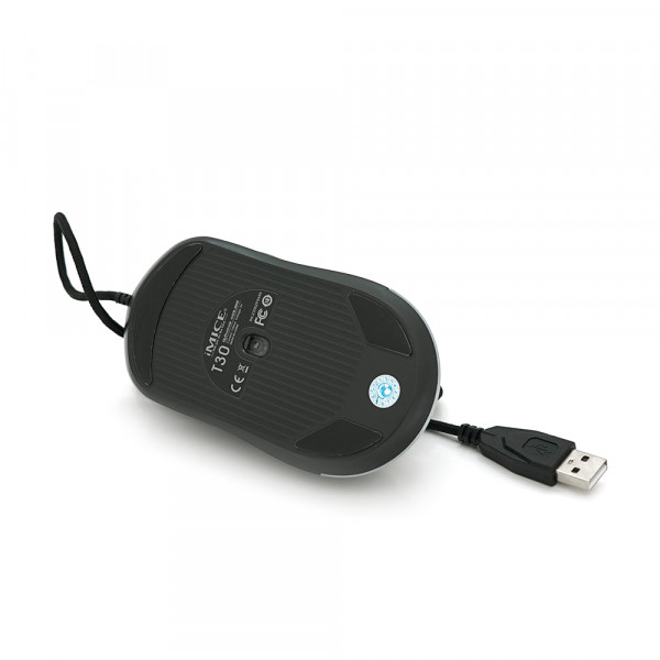 Миша провідна iMICE T30, 6 кнопок, 800/1200/1600/3200 DPI, Led Lighting, 1,5м, Windows XP/Vista/Win7/8/10 Mac OS X, Black, COLOR BOX, Q40